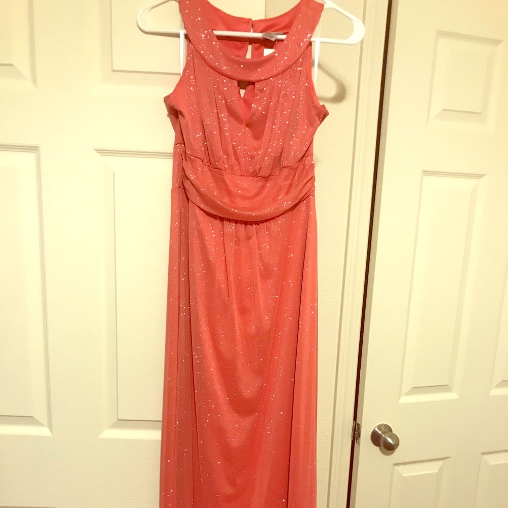Large, floor length Sweet Storm gown